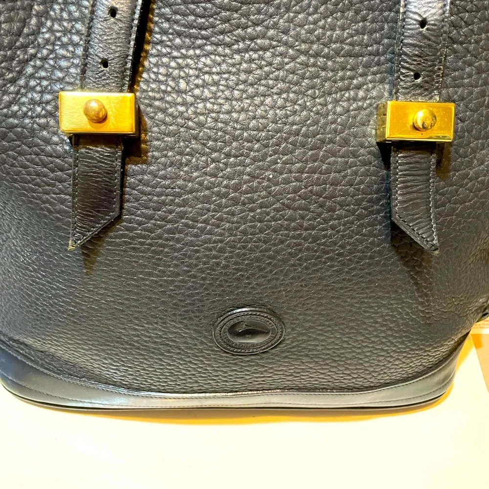Dooney & Bourke black vintage leather - Picture 1 of 10